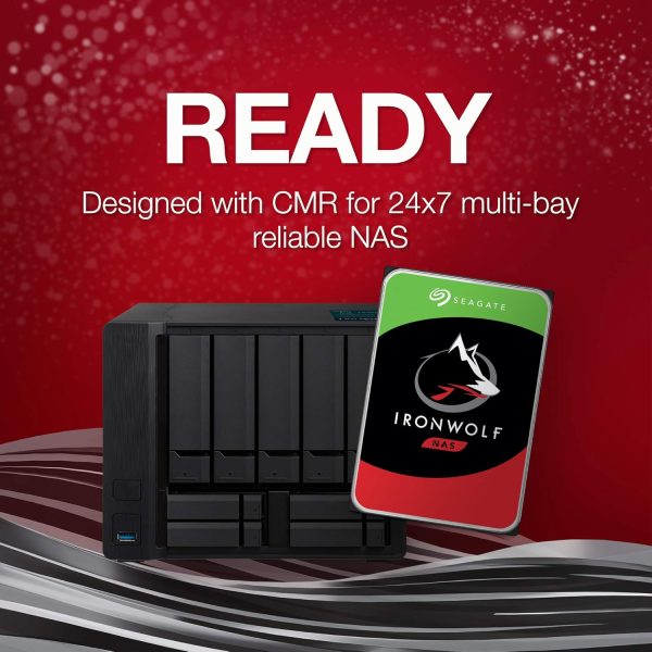 Seagate Iron Wolf 4TB NAS Internal Hard Drive HDD - Image 3
